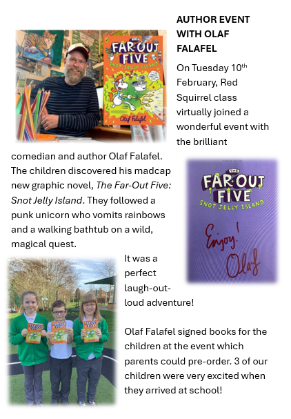 We had a brilliant time listening to Olaf Falafel. 