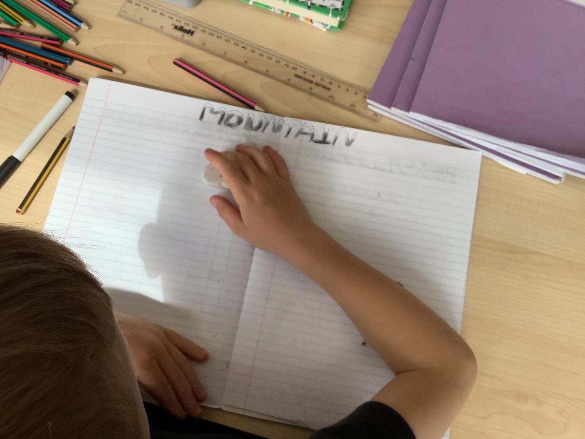 This week, we have been writing an explanation text about different types of mountains.