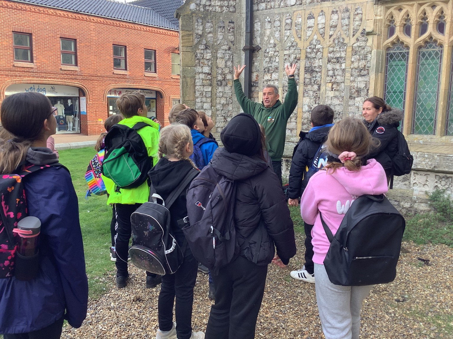 We explored Cromer and competed to solve a puzzle first.