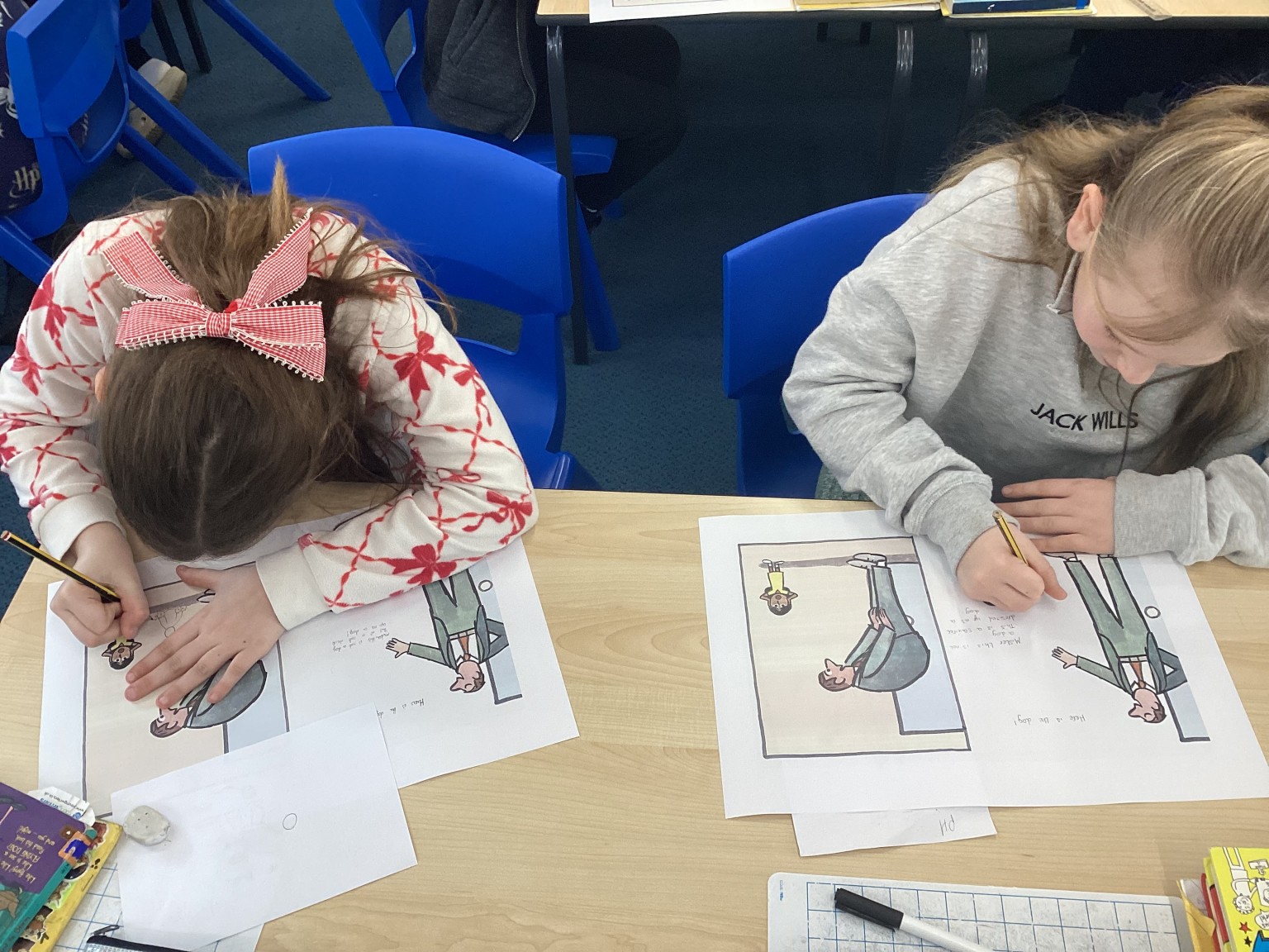 World Book Day - We created our own version of pages from the book "I Want a Dog"