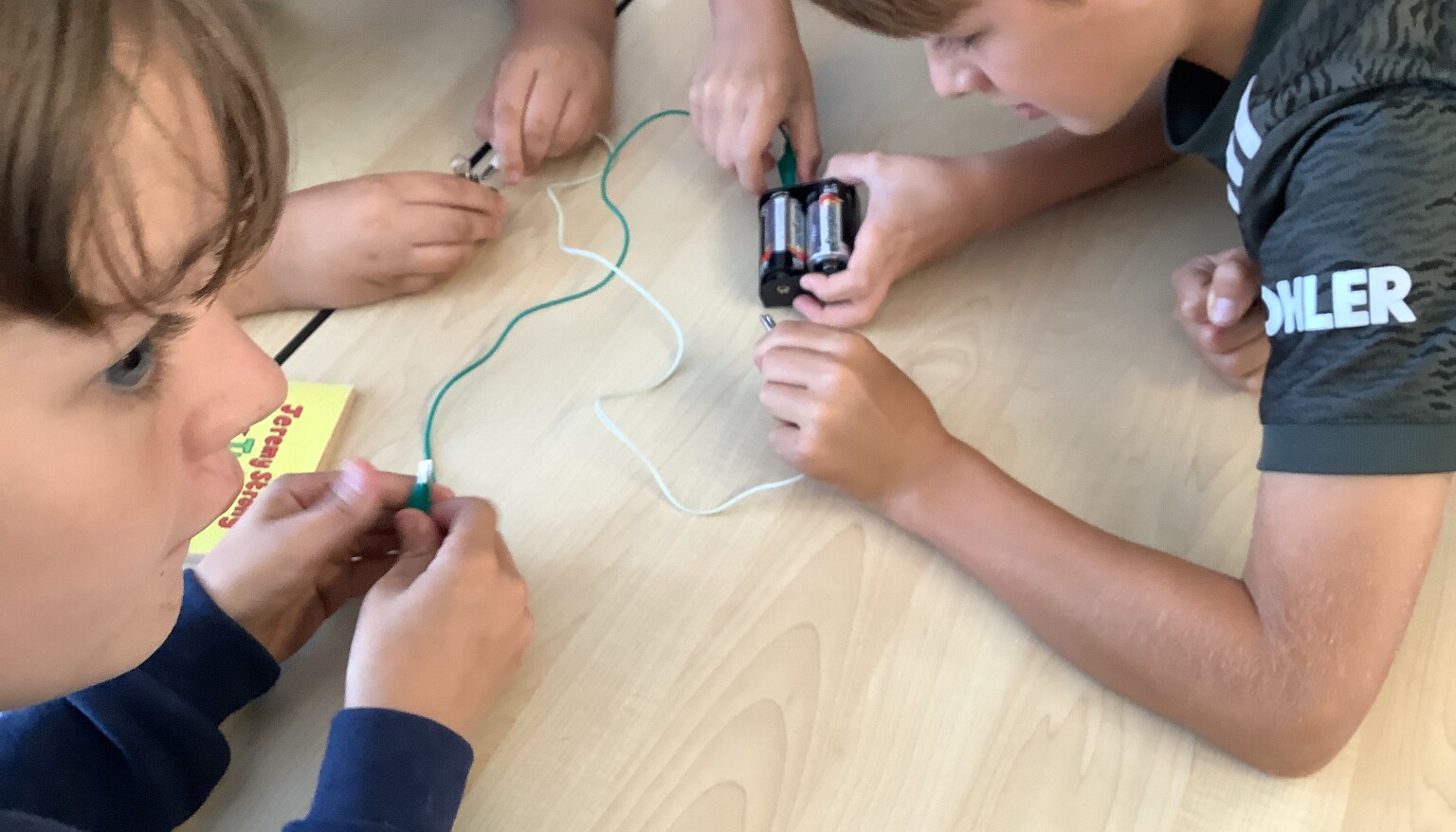 We enjoyed working as a group and problem solving with each piece of equipment!
