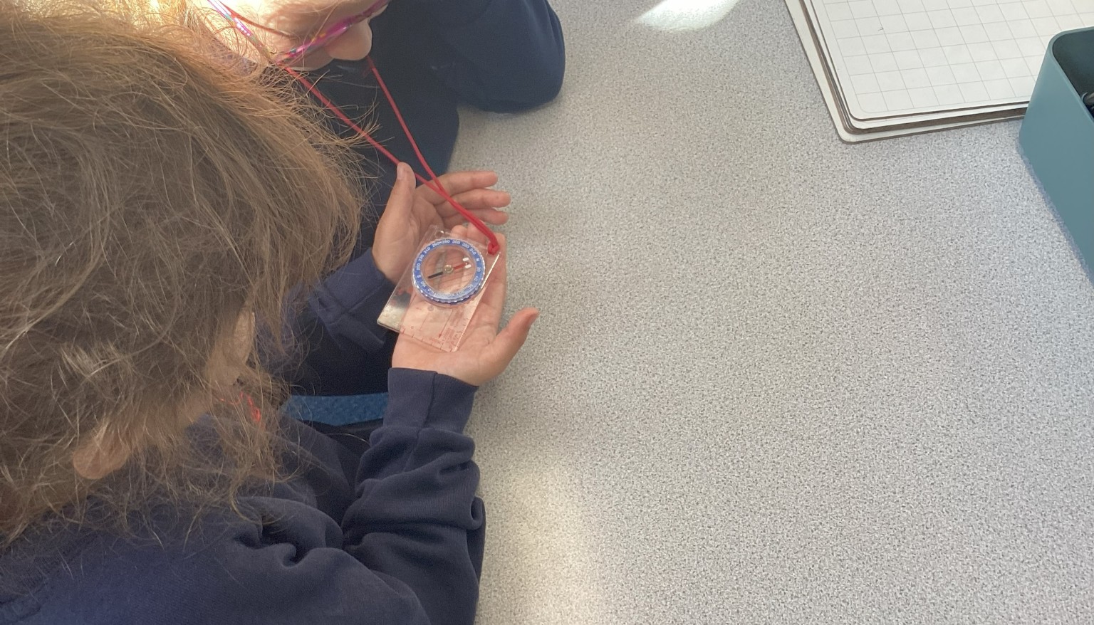 Using a compass