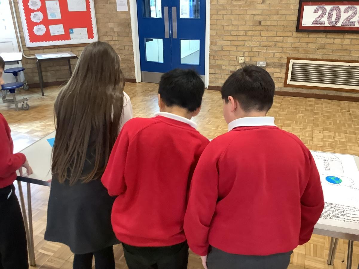 We enjoyed seeing what other classes had learnt about and the work they had completed.