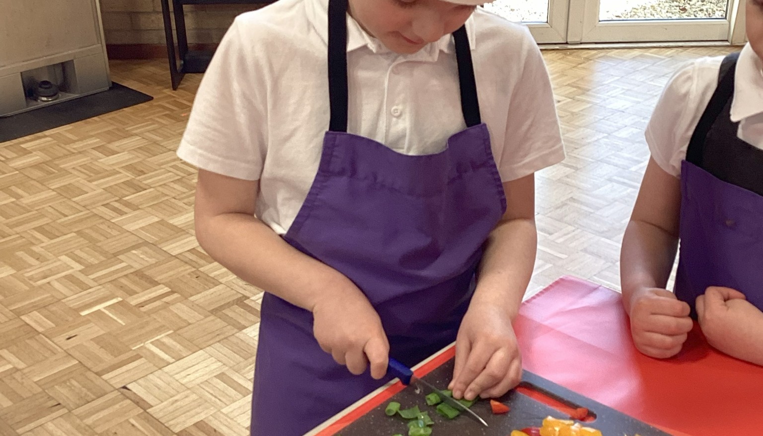 Making sweet and sour chicken at Roots to Food!