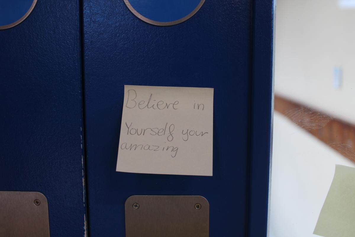 For World Mental Health Day, our School Councillors wrote kind messages on post it notes and put these up all around school. 