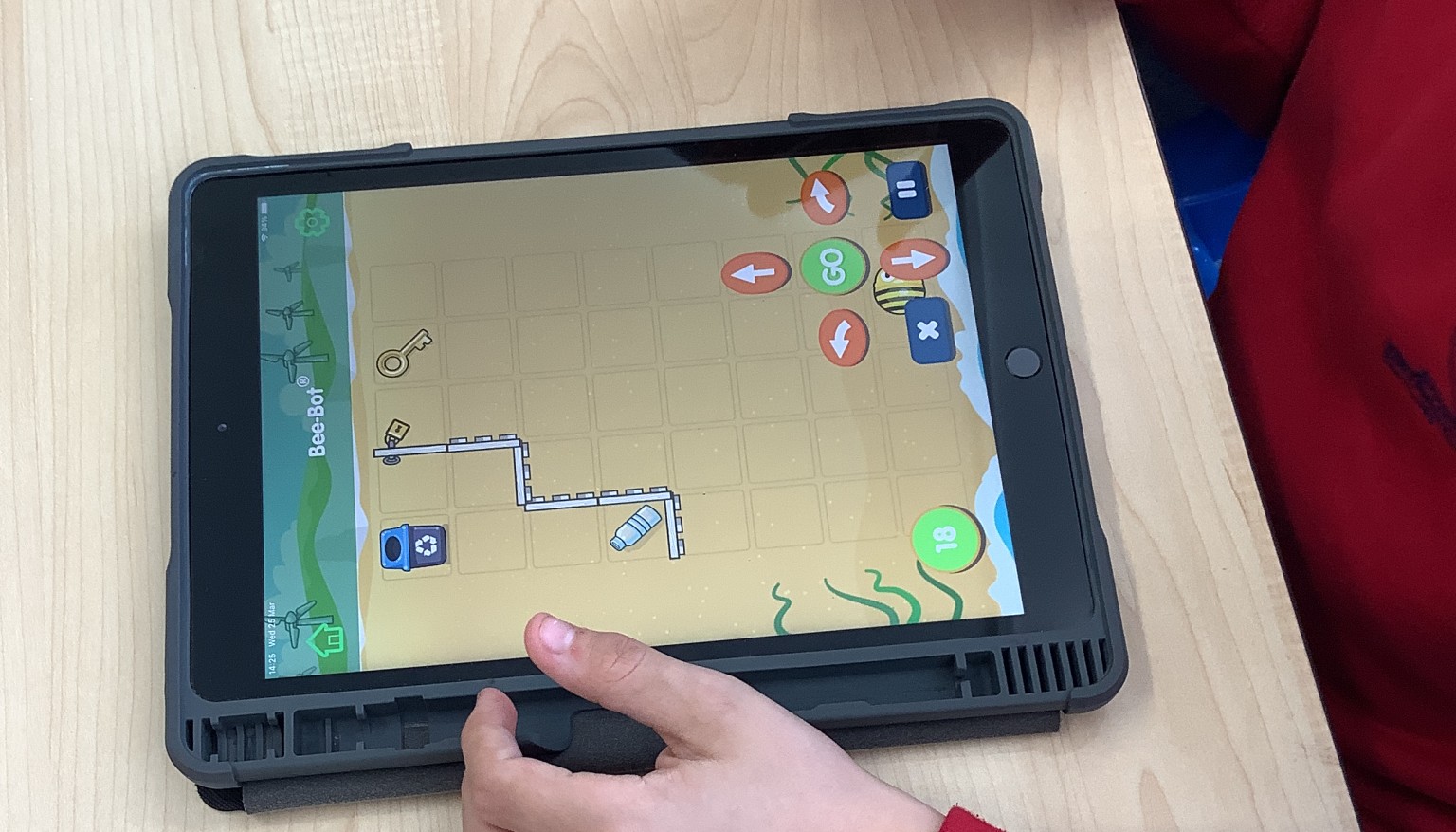 We have used algorithms to move Bee-Bots!