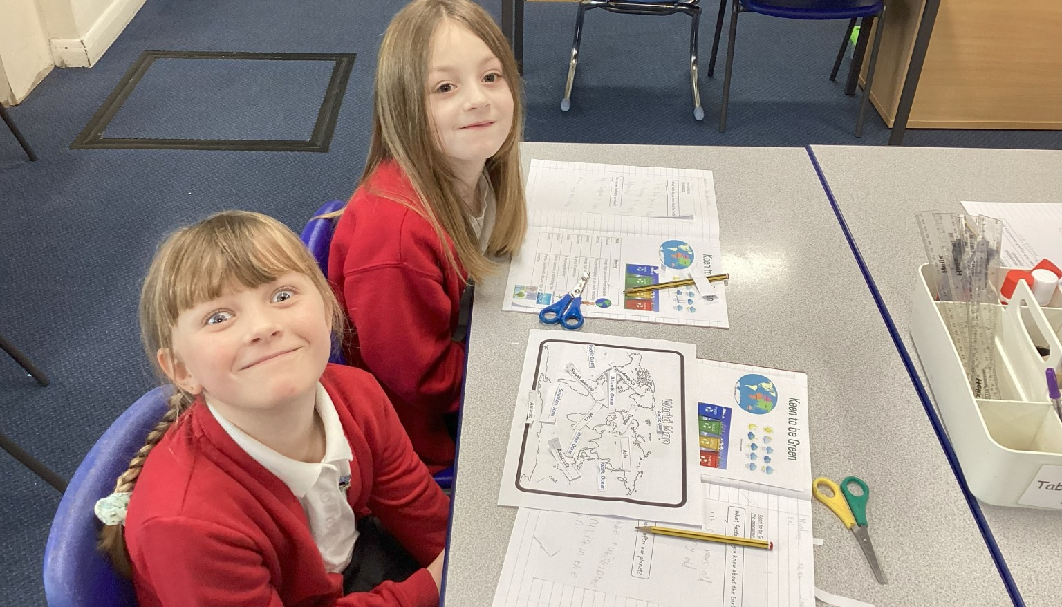 Naming the continents and oceans in Geography