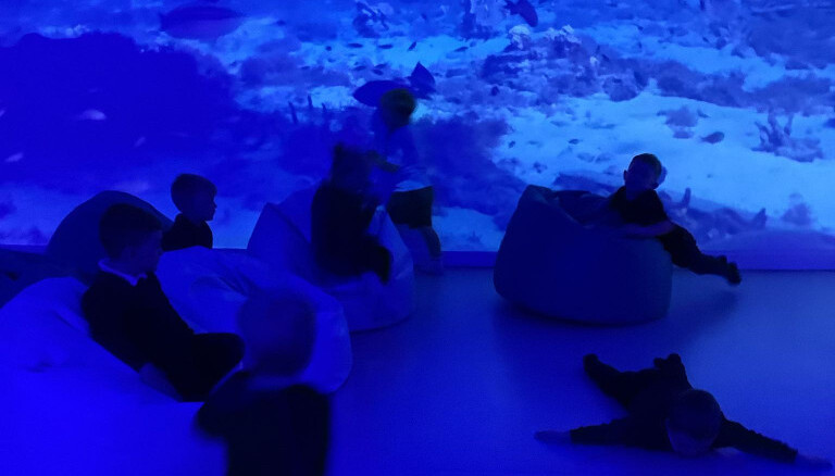 We enjoyed some time in the Immersive Suite