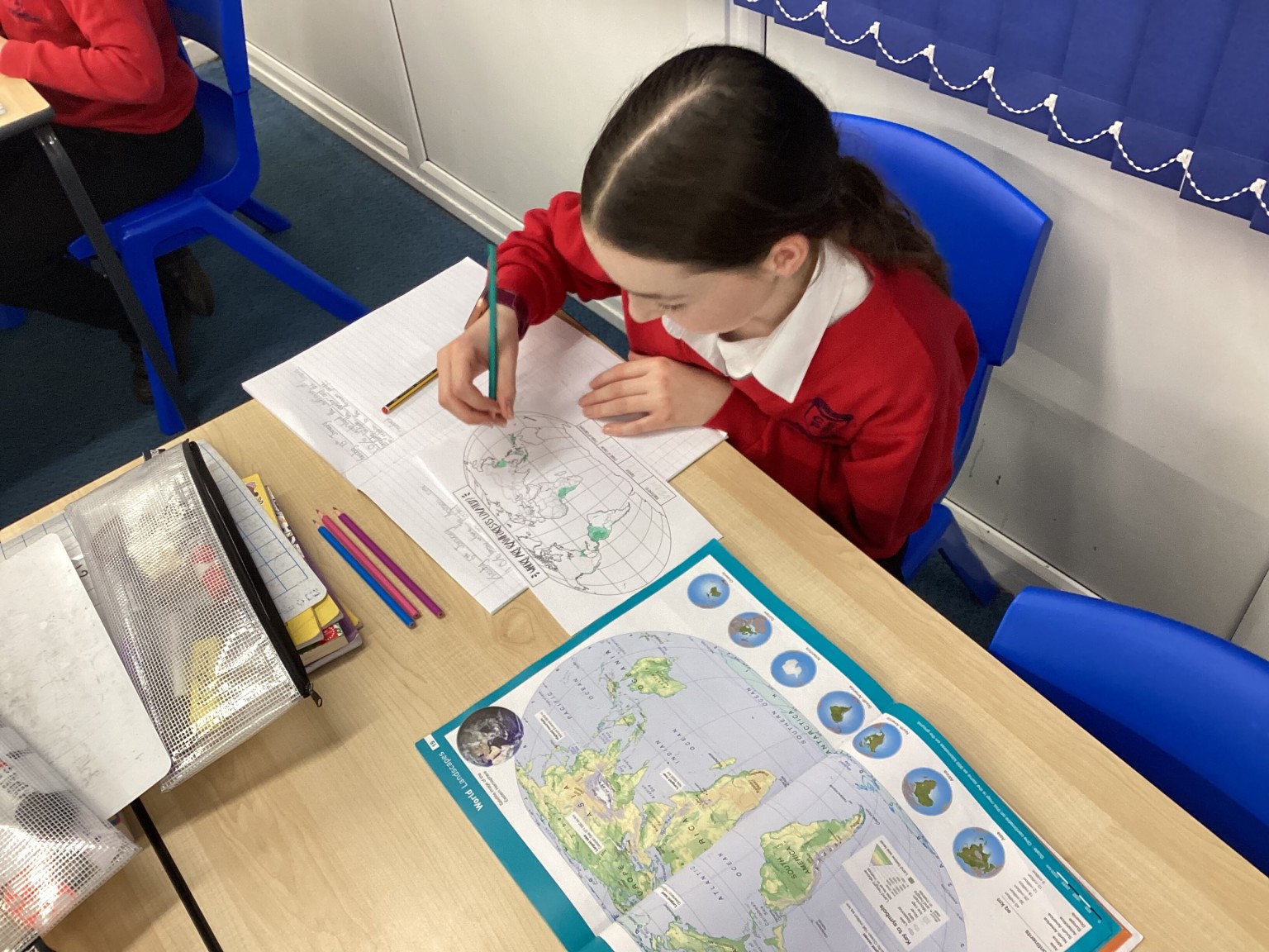 Geography - We used atlases to find out where rainforests are located.