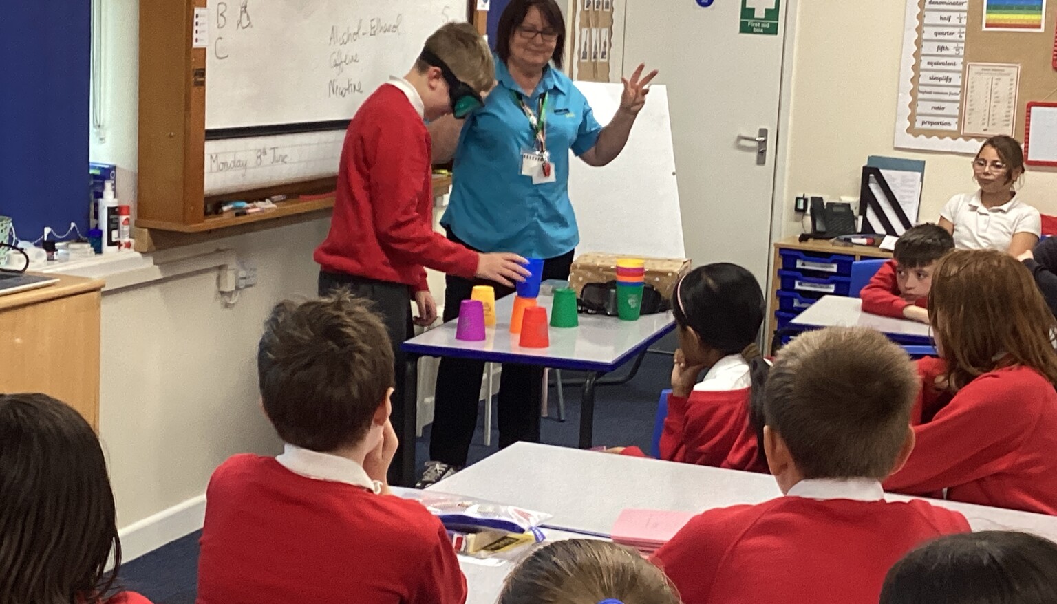 Year 6 took part  in a drugs and alcohol workshop.
