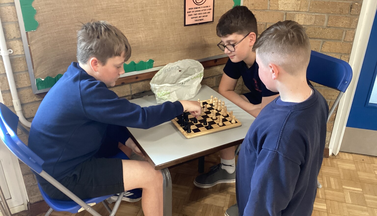 After SATs, Year 6 enjoyed playing games together.
