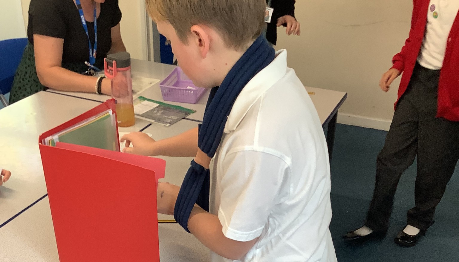 We voted for our school council representative.