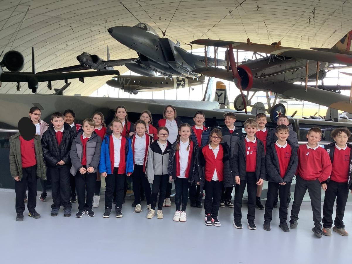 We saw many different types of WW2 planes.