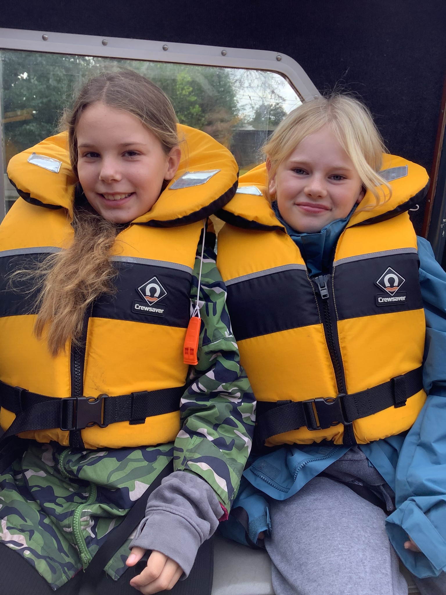 We drove a boat down the Norfolk Broads.