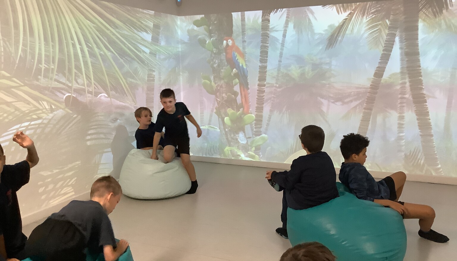We used the immersive suite to build our voacbularly in preparation for writing a setting description.