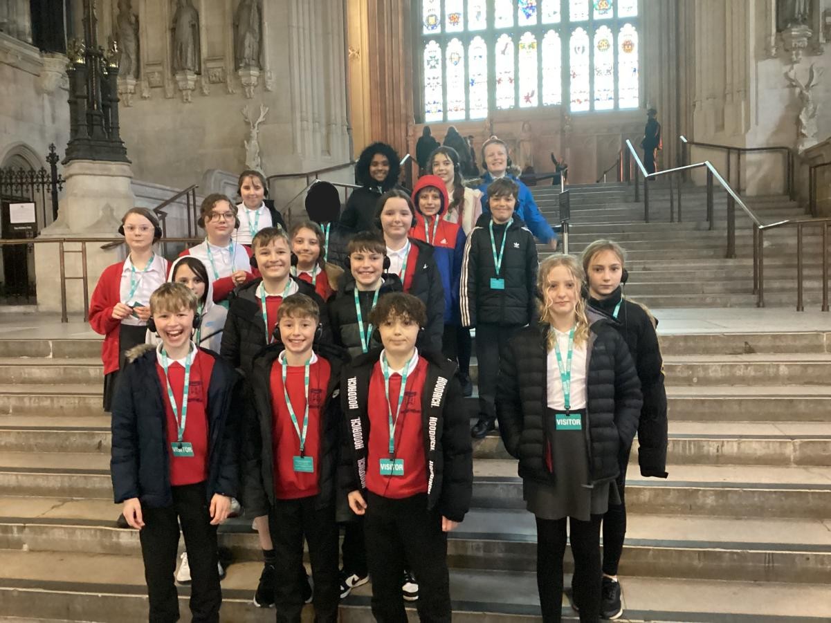 We visited parliament and enjoyed looking at all the different parts.