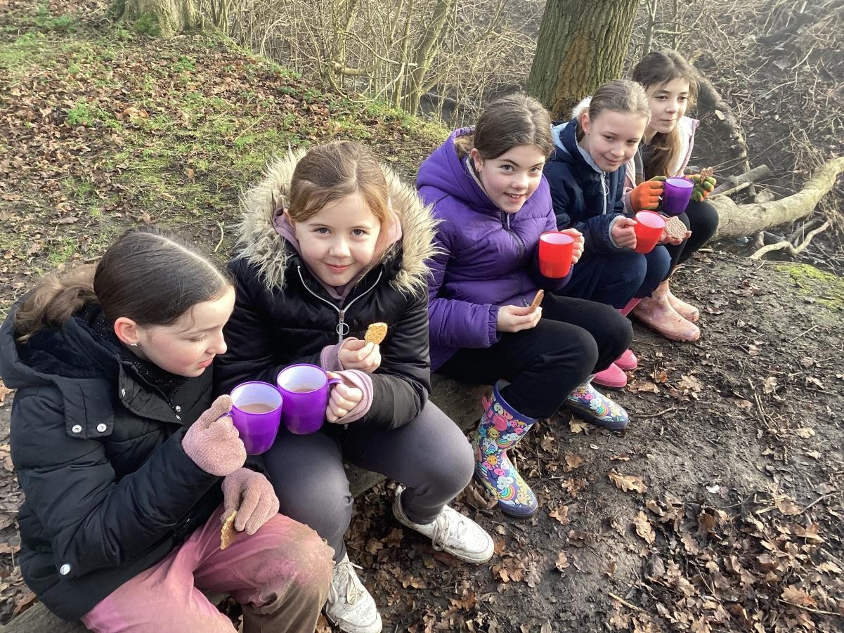 Hot chocolate to warm up!