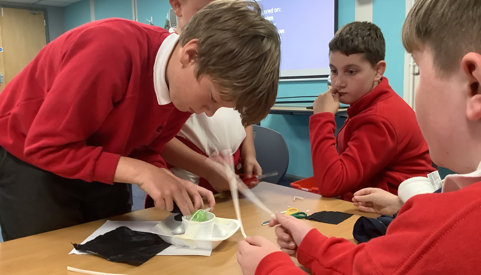 We explored the space centre.