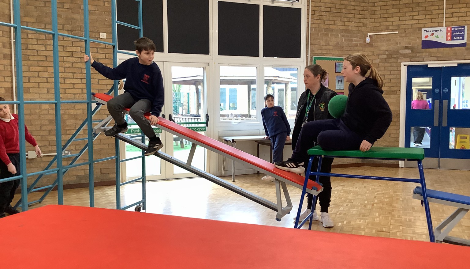 We had fun trying to cross the Amazon river.