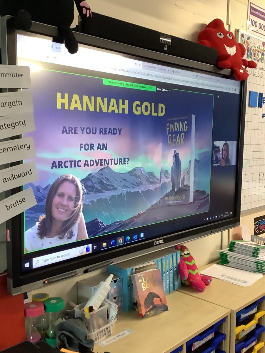 

Author visit online with Hannah Gold!