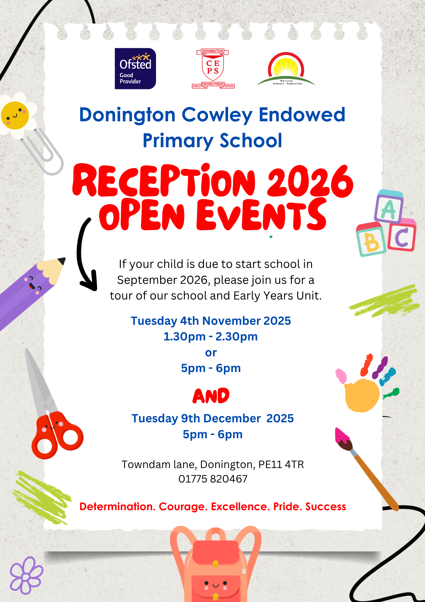 reception open day