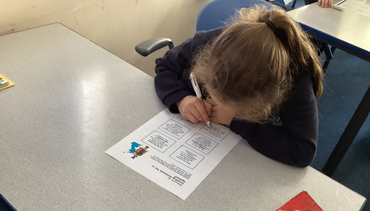 In history we are learning about the Roman invasion of Britain