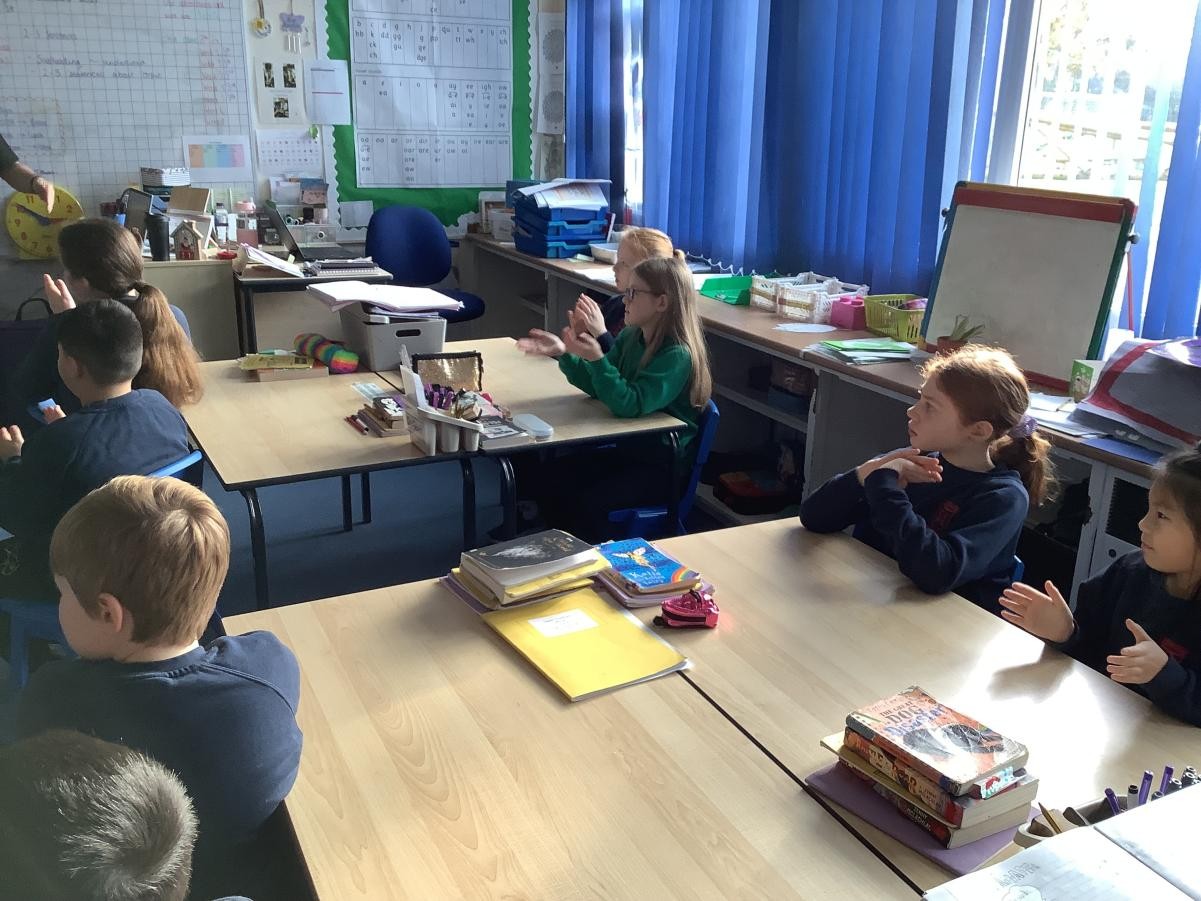 In music, we created our own sheet music and clapped along to the beat. We picked some hard notes but played these very well!