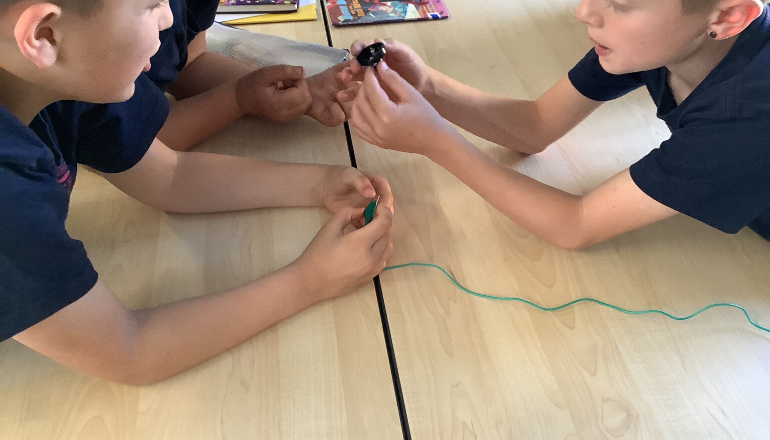 In DT, we built electrical circuits to support our understanding of electrical systems.