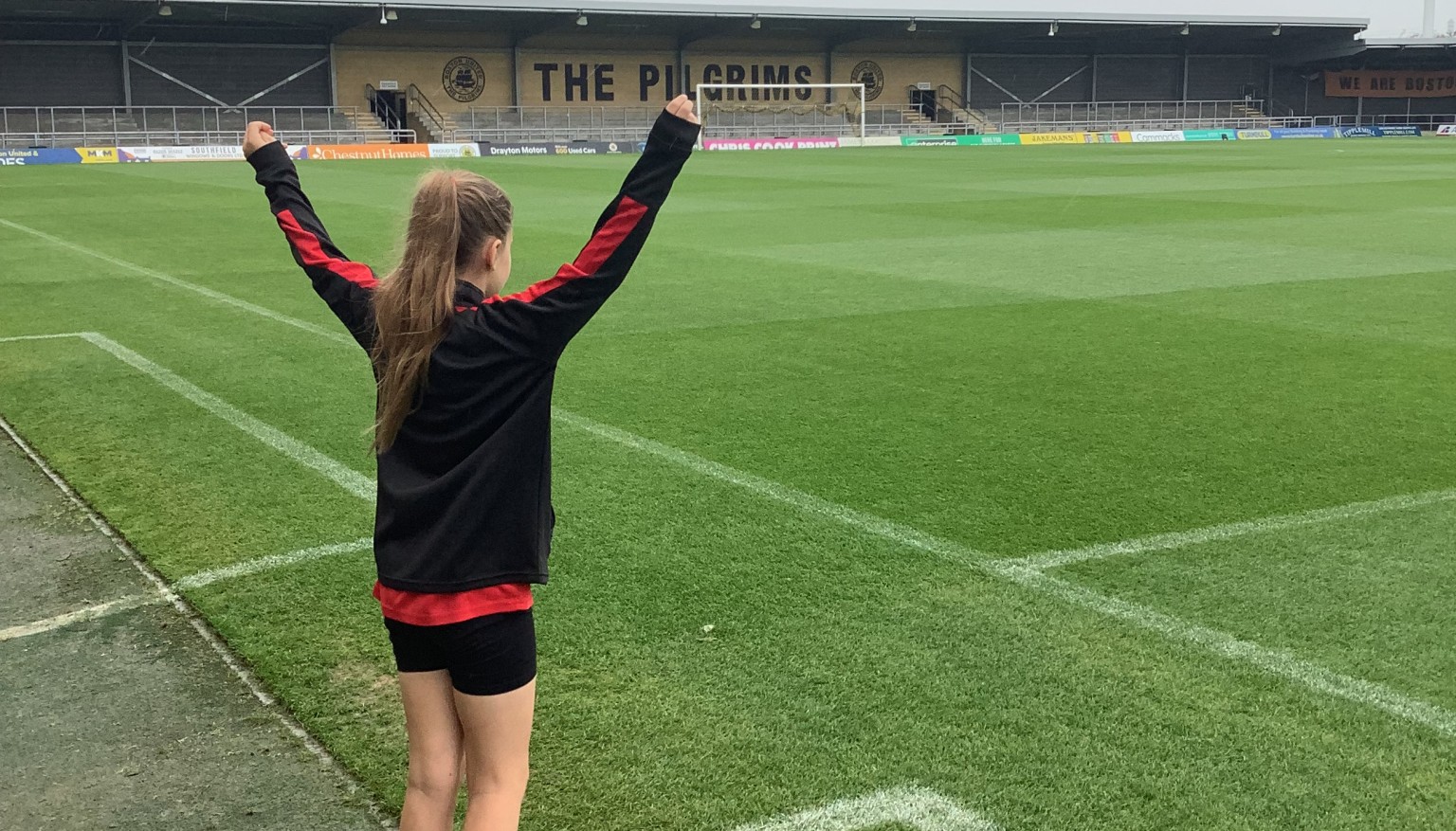 We gave our best go at pretending to be a manager on the sidelines.