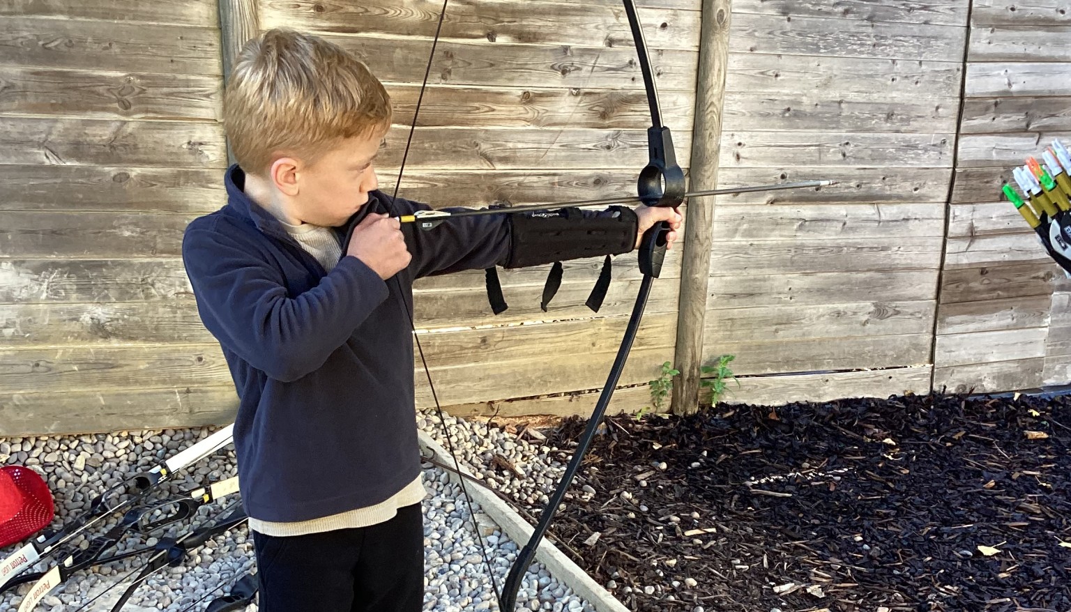 C on the archery