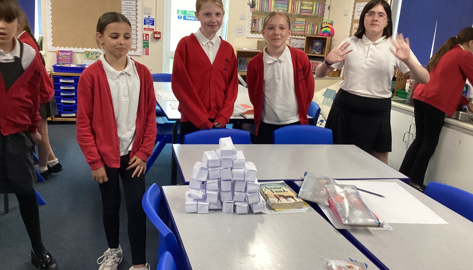 While most Year 6s were at the theatre, the other children enjoyed a day of activities base around our Ancient World topic.