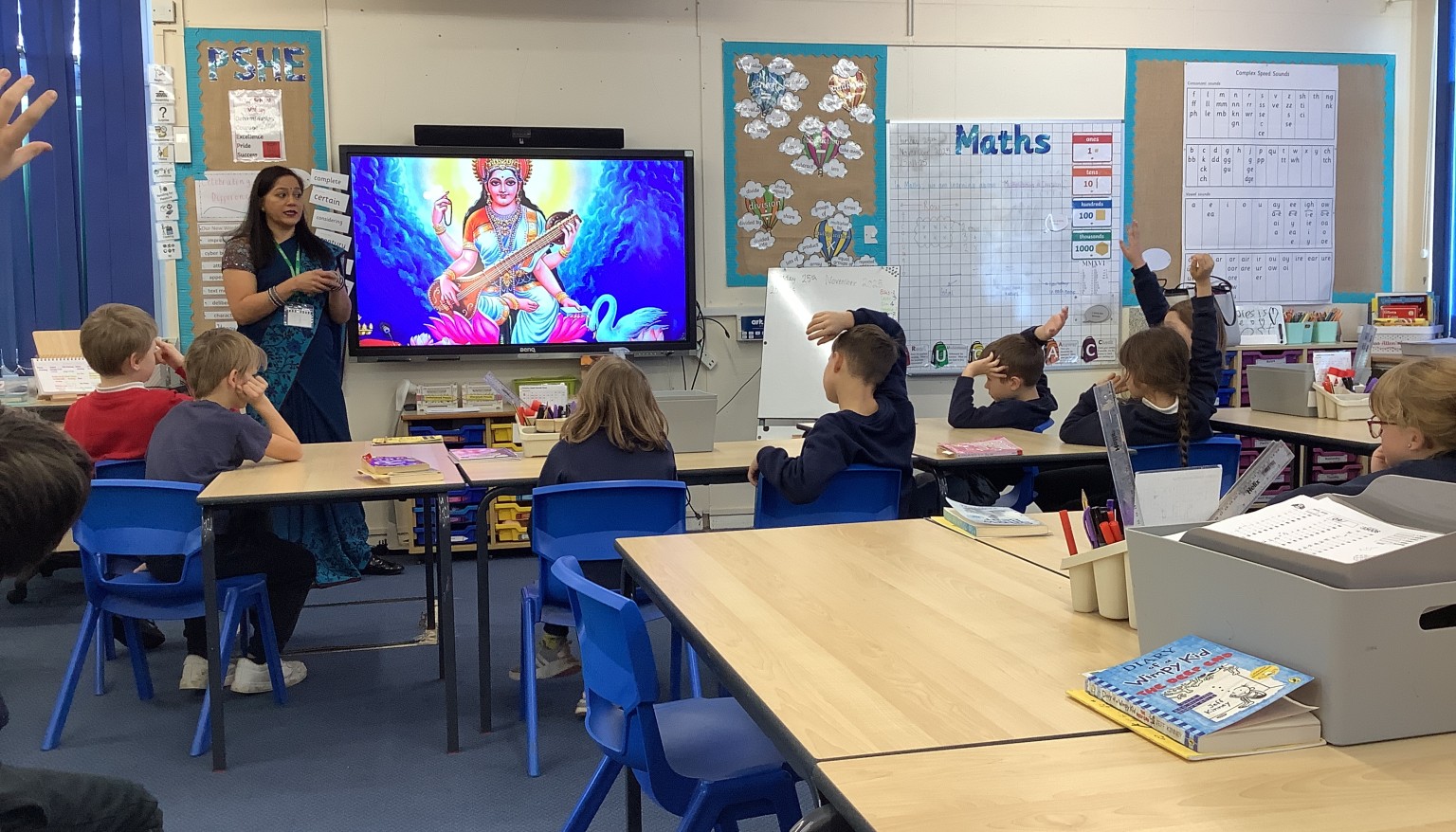 We enjoyed learning about India and Hinduism.