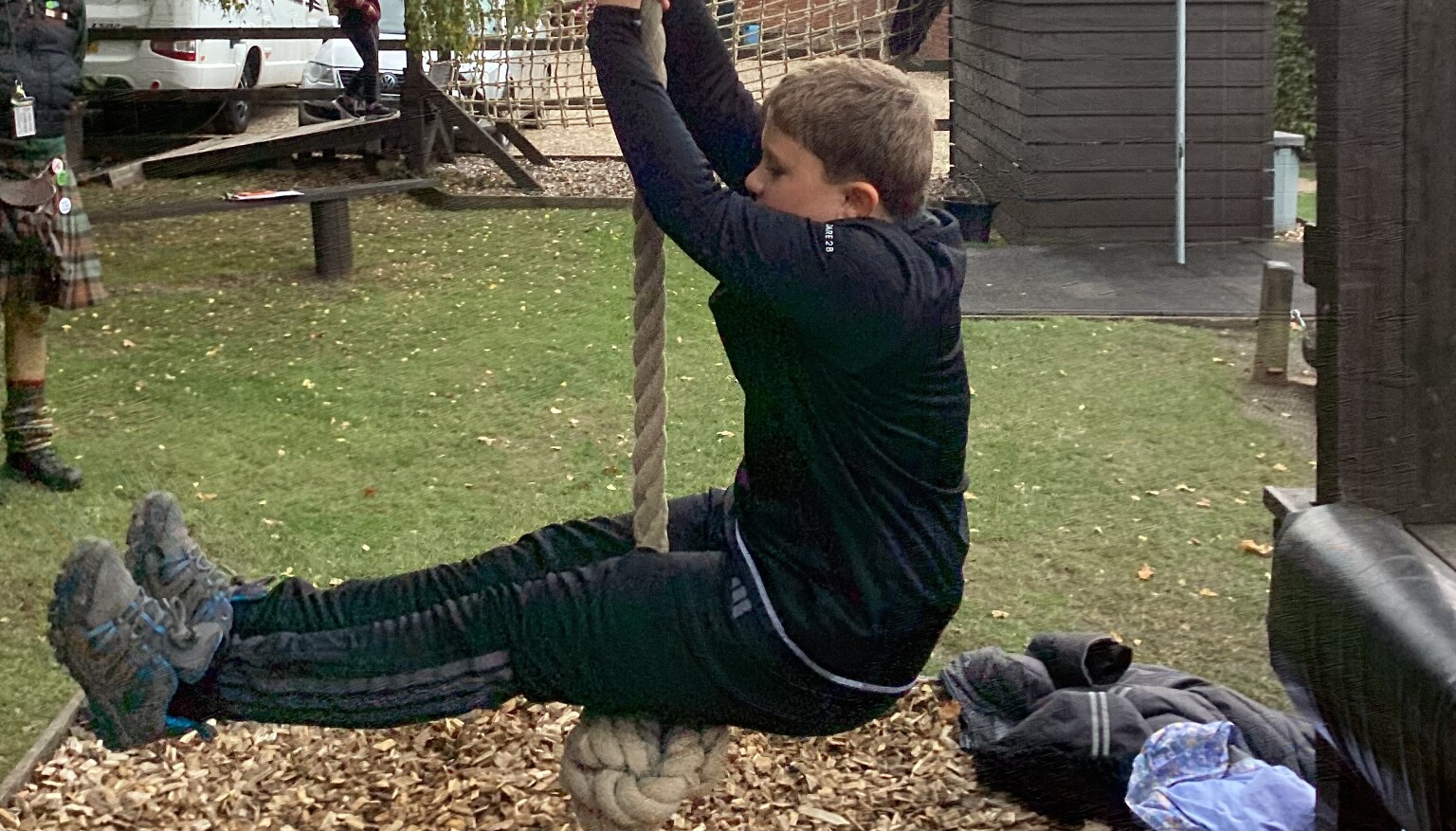 Rope swing at Alymerton