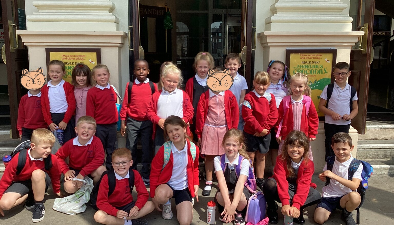 Going to the theatre to see The Enormous Crocodile!