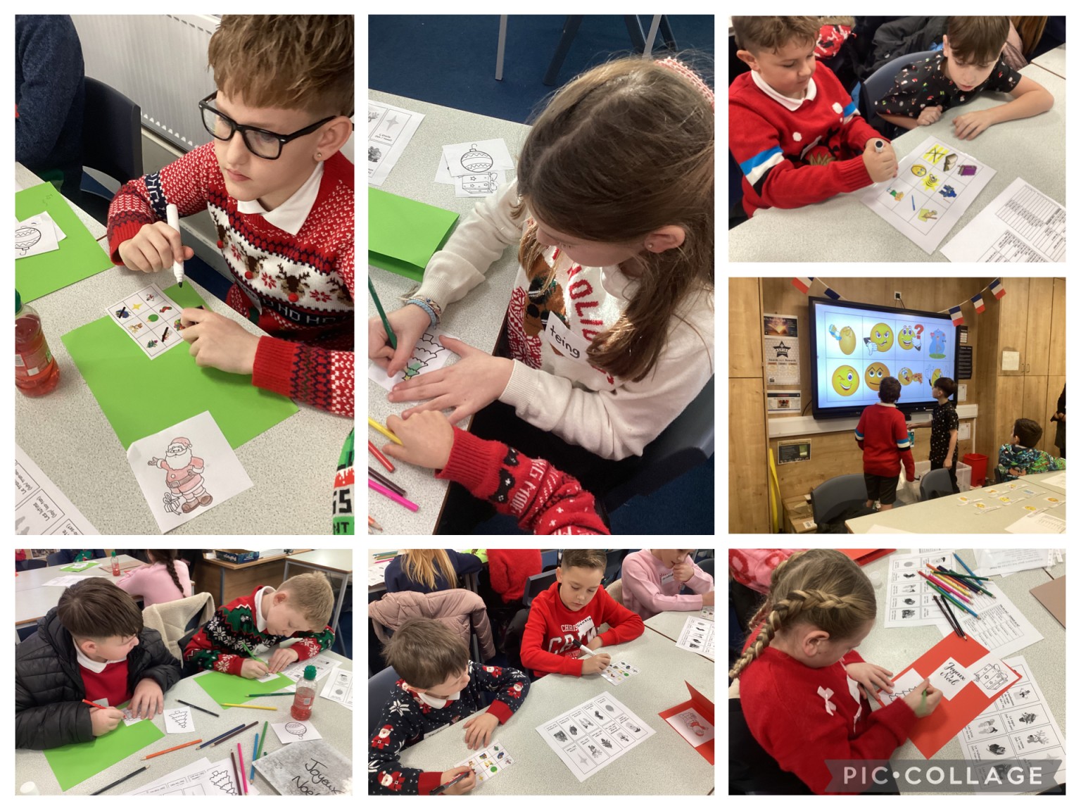 Year 5 enjoyed a French workshop at Cowley Academy.