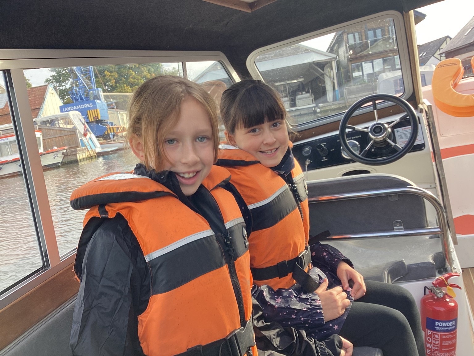 Driving boats on the Broads