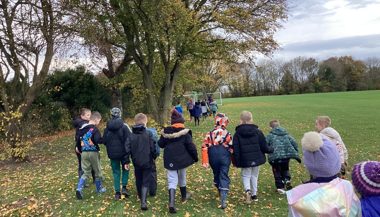 We spent the afternoon at forest school 