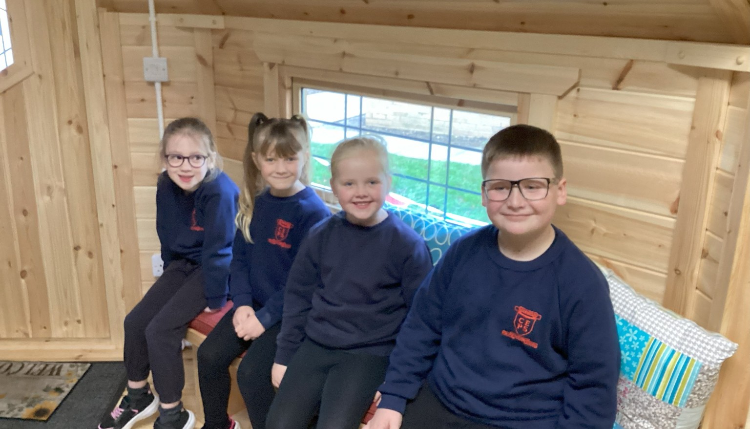 Visiting the Nest for a story.