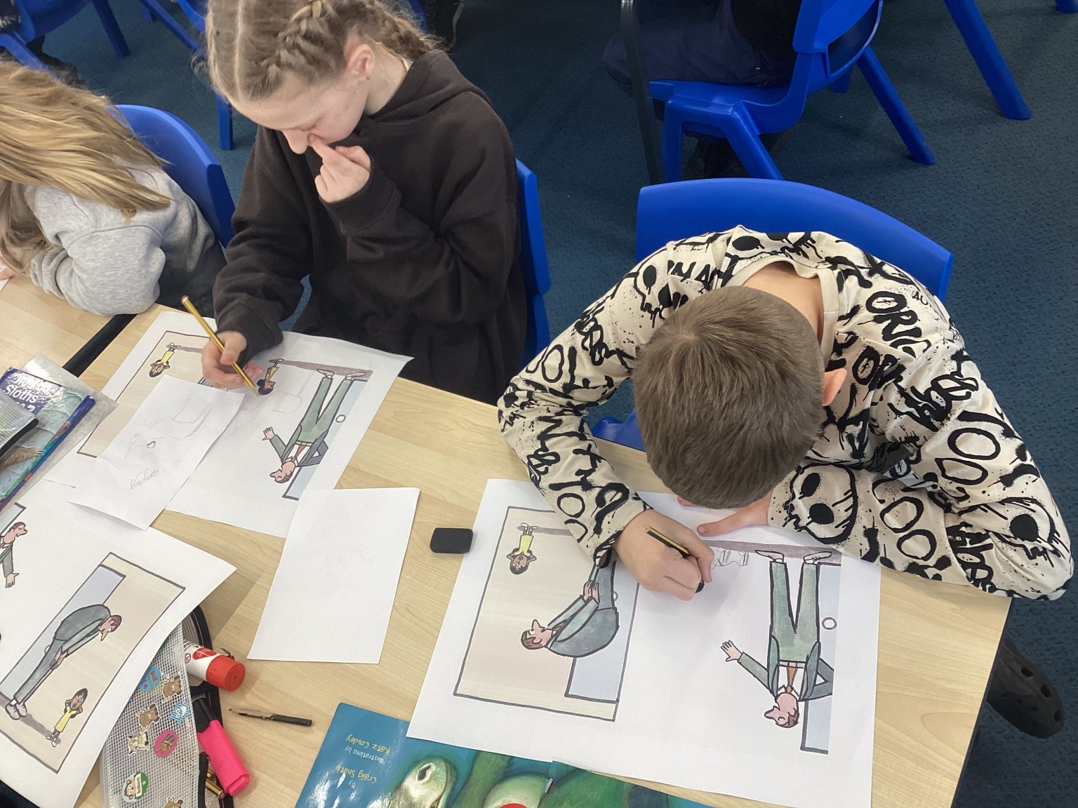 World Book Day - We created our own version of pages from the book "I Want a Dog"