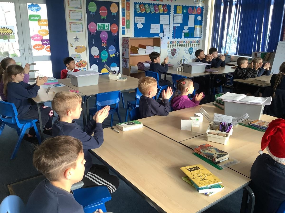 In music, we created our own sheet music and clapped along to the beat. We picked some hard notes but played these very well!
