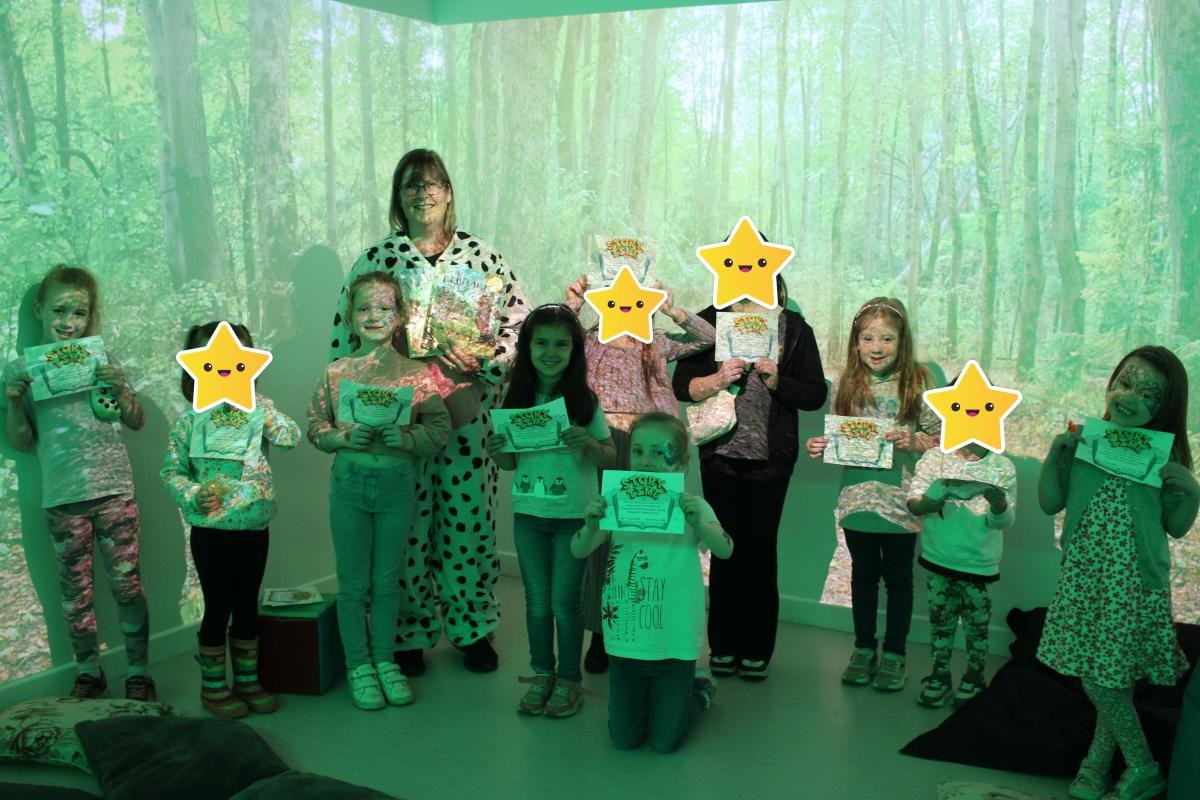 Mrs Tubb held a story club for children of all ages at our local fair to promote reading for pleasure and it was a hit! 