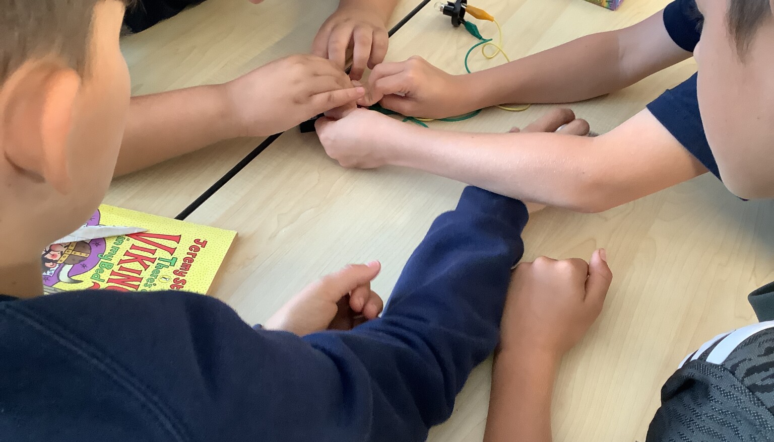 We enjoyed working as a group and problem solving with each piece of equipment!