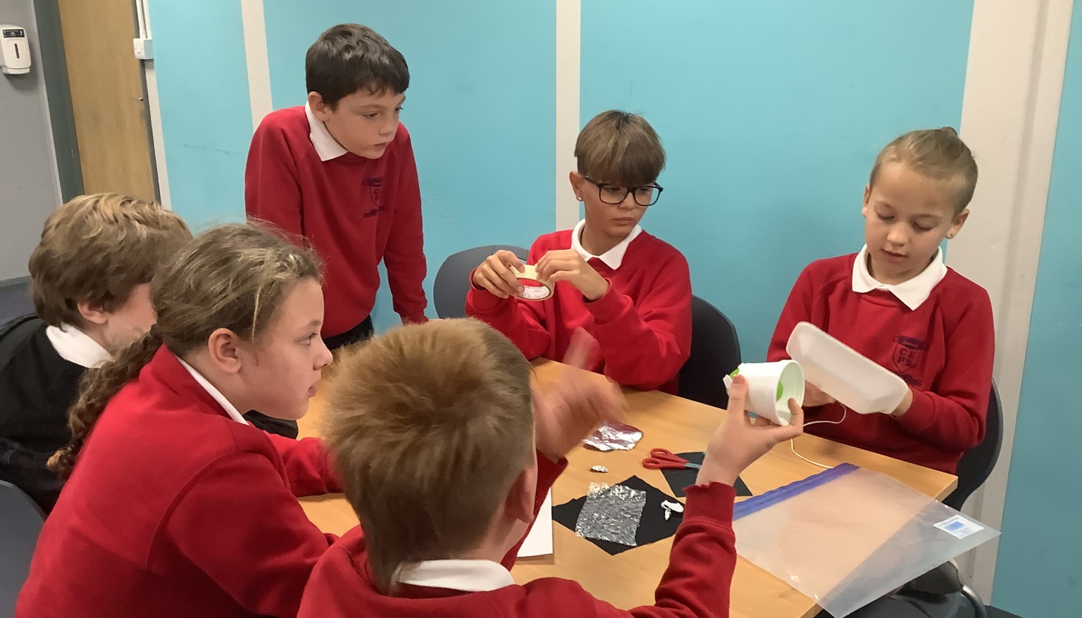 We explored the space centre.