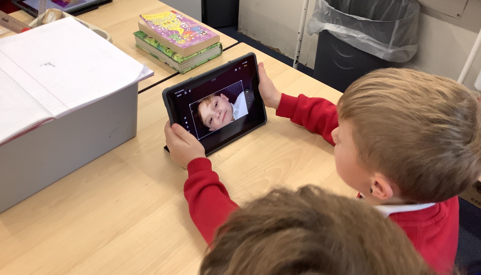 We edited these pictures using the skills we learnt last lesson.