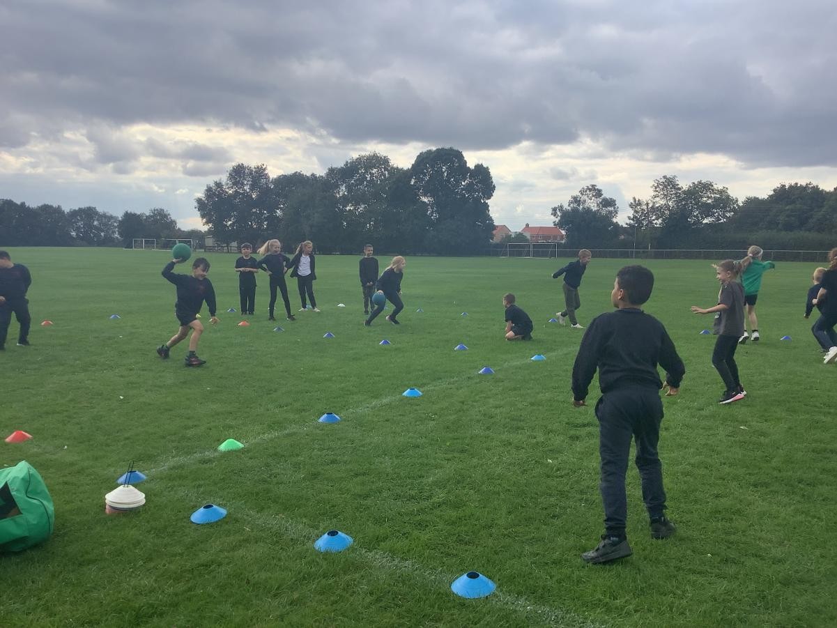 We put our defending skills to the test in a game of 'Doctor Dodgeball'. We worked hard to not only defend the doctor, but ourselves too!