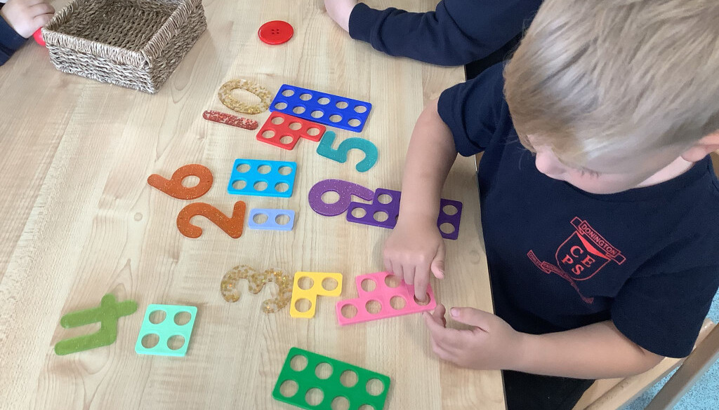 We have been busy learning new maths skills 