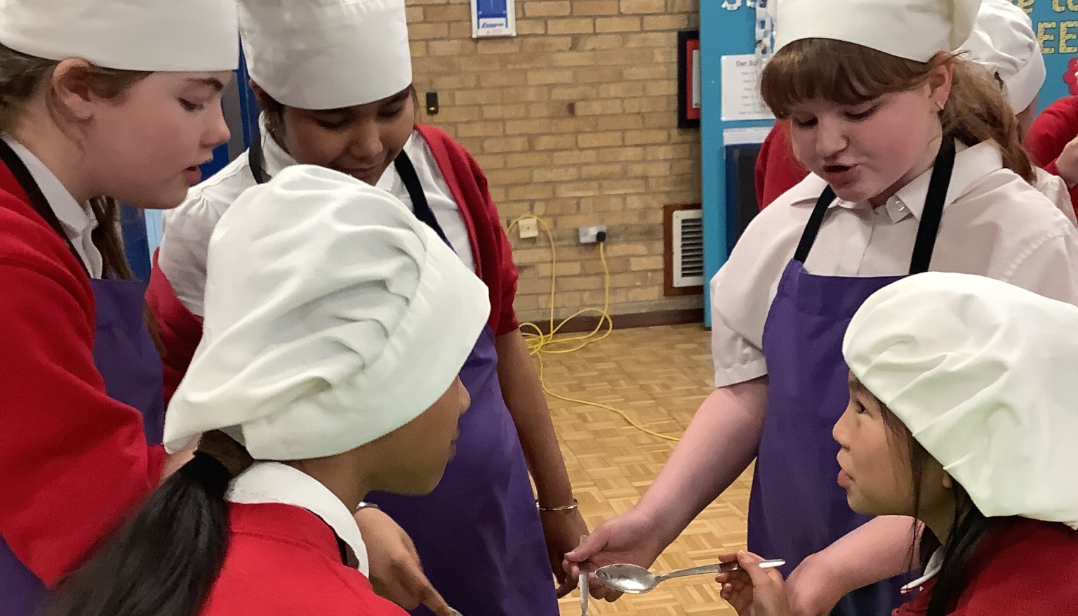 We learnt how to cook a new kind of food.