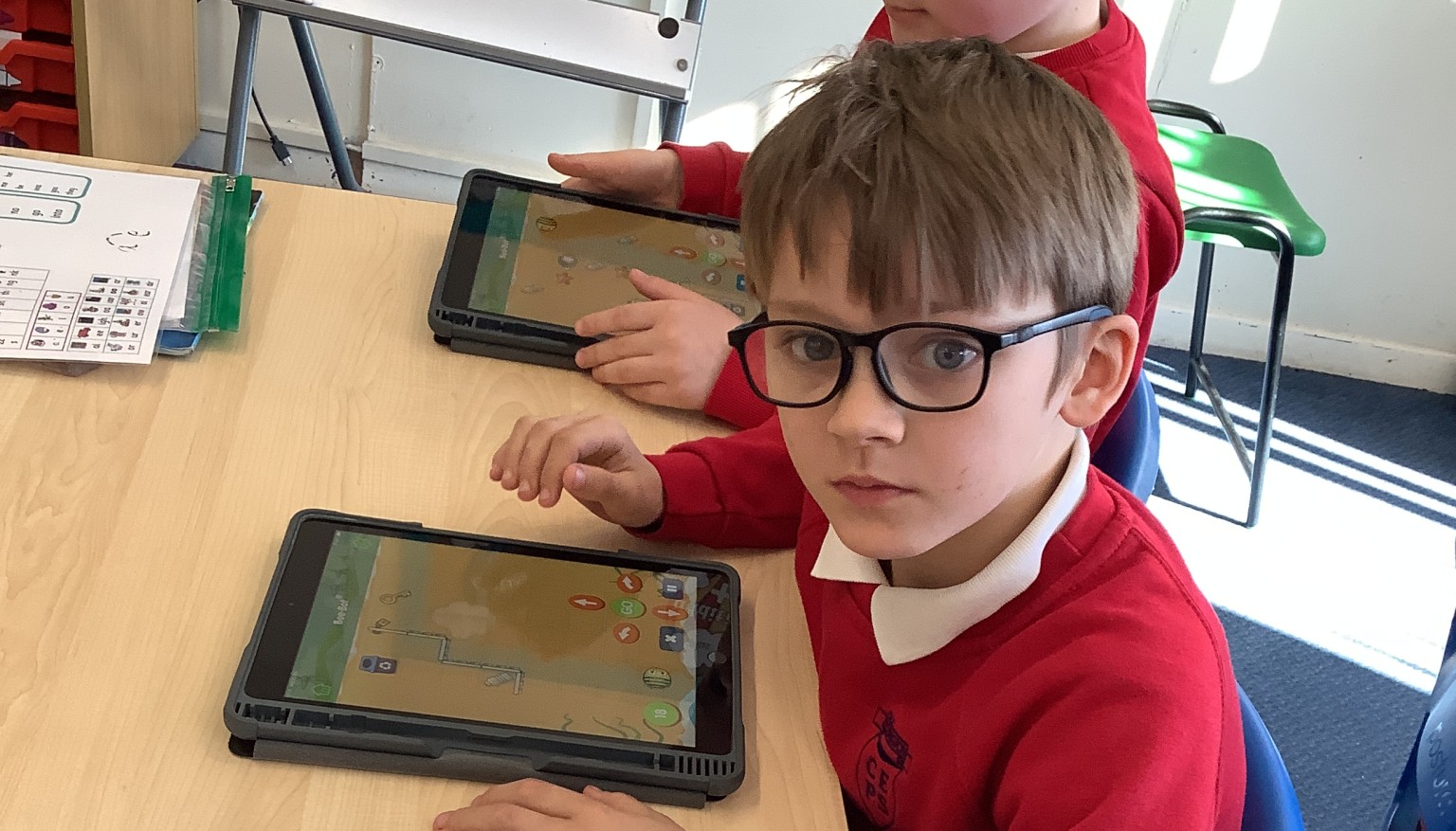 We have used algorithms to move Bee-Bots!