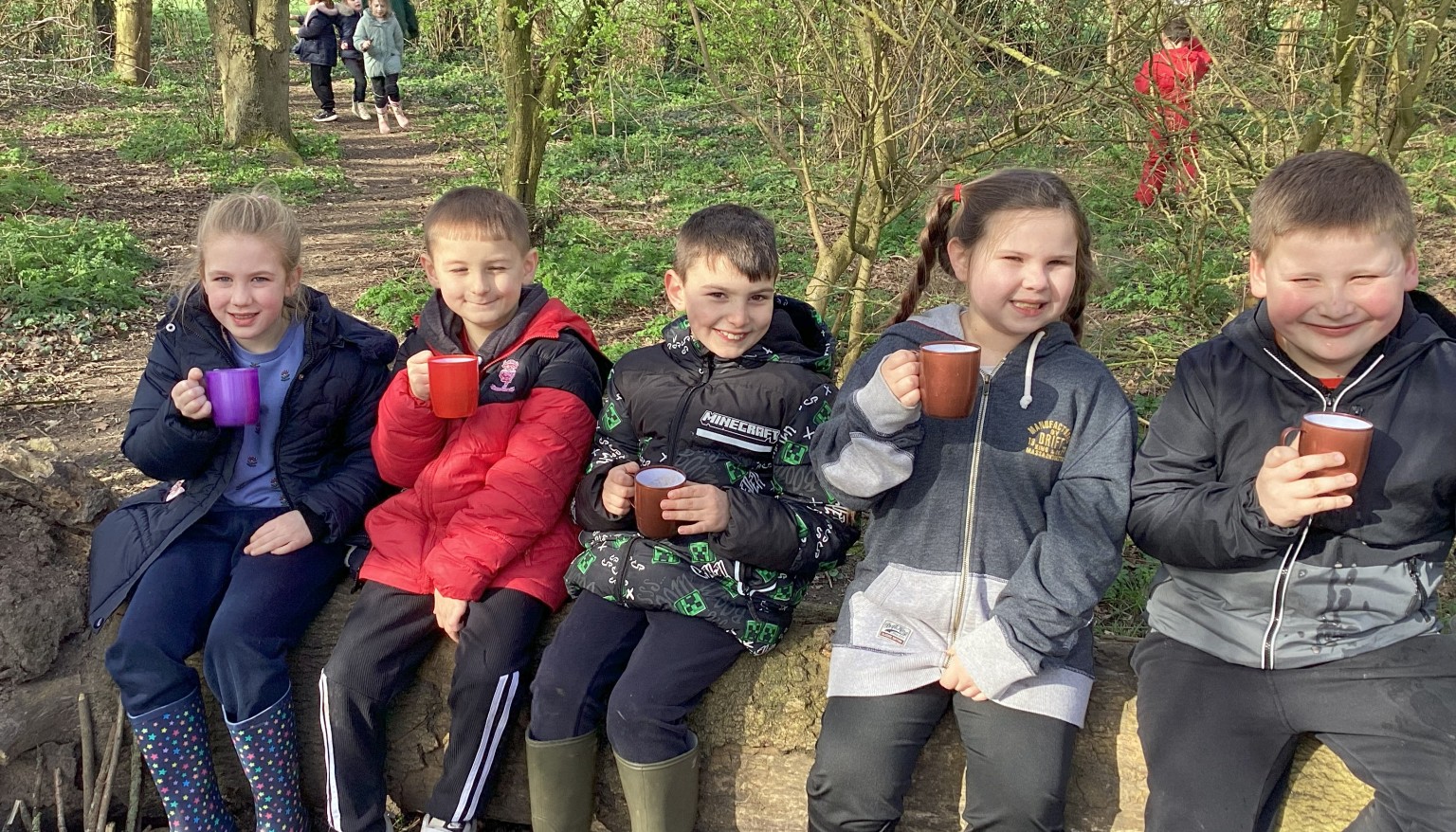 Hot chocolate at Forest School!