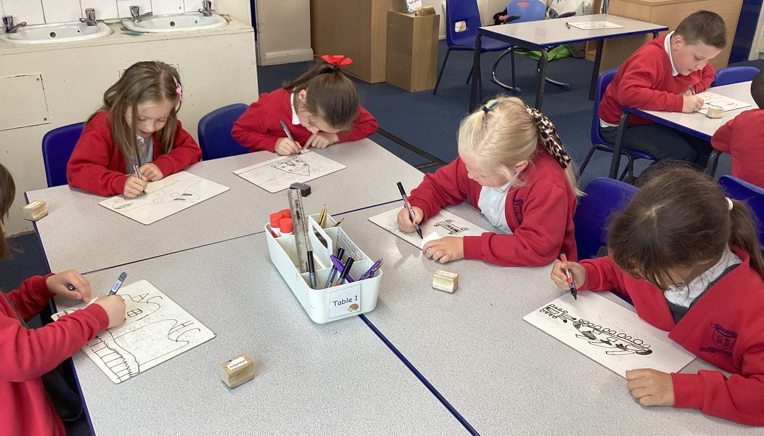 Designing our own futuristic transport in English.